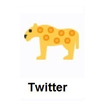Leopard on Twitter Twemoji
