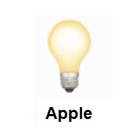 Light Bulb on Apple iOS