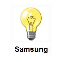 Light Bulb on Samsung