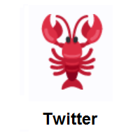 Lobster on Twitter Twemoji