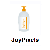 Lotion Bottle on JoyPixels