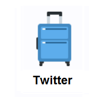 Luggage on Twitter Twemoji
