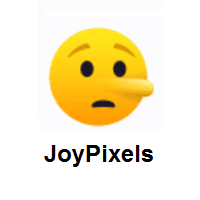 Liar: Lying Face on JoyPixels