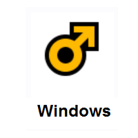 Male Sign on Microsoft Windows