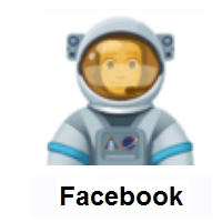 Man Astronaut on Facebook