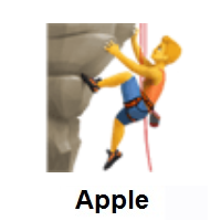 Man Climbing on Apple iOS