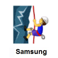 Man Climbing on Samsung