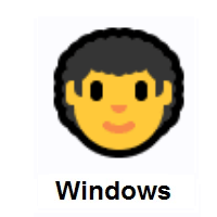 Man: Curly Hair on Microsoft Windows