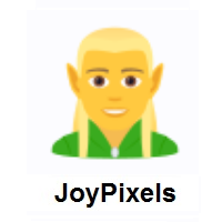 Man Elf on JoyPixels