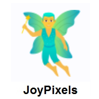 Man Fairy on JoyPixels