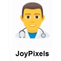 Man Health Worker on JoyPixels
