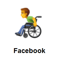 Man In Manual Wheelchair on Facebook