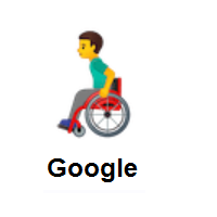 Man In Manual Wheelchair on Google Android