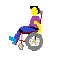 Man In Manual Wheelchair