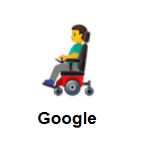 Man In Motorized Wheelchair on Google Android