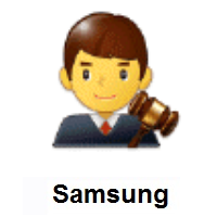 Man Judge on Samsung