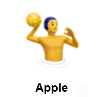 Man Playing Water Polo on Apple iOS