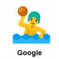 Man Playing Water Polo on Google Android