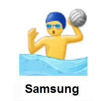 Man Playing Water Polo on Samsung