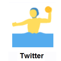Man Playing Water Polo on Twitter Twemoji