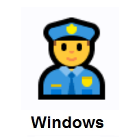 Policeman: Man Police Officer on Microsoft Windows