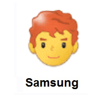 Man: Red Hair on Samsung