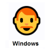 Man: Red Hair on Microsoft Windows