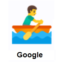Man Rowing Boat on Google Android