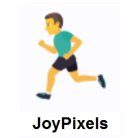 Man Running on JoyPixels