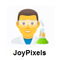 Man Scientist on JoyPixels