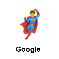 Man Superhero on Google Android