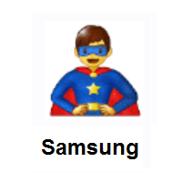 Man Superhero on Samsung