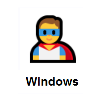 Man Superhero on Microsoft Windows