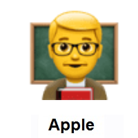 Man Teacher on Apple iOS