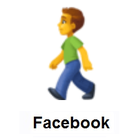 Man Walking on Facebook