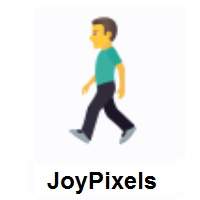 Man Walking on JoyPixels