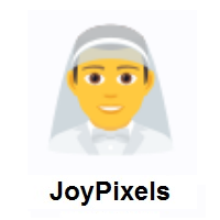 Man With Veil on JoyPixels