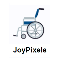 Manual Wheelchair on JoyPixels