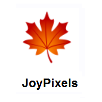 Maple Leaf on JoyPixels