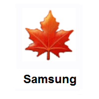 Maple Leaf on Samsung