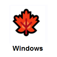 Maple Leaf on Microsoft Windows