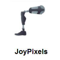 Mechanical Leg on JoyPixels