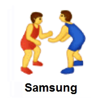 Men Wrestling on Samsung