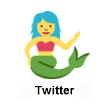 Mermaid on Twitter Twemoji