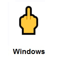 Middle Finger on Microsoft Windows