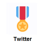 Military Medal on Twitter Twemoji
