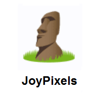 Moai on JoyPixels