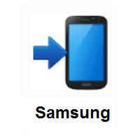 Mobile Phone With Arrow on Samsung