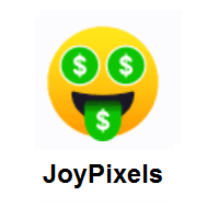 Money-Mouth Face on JoyPixels