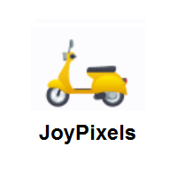 Motor Scooter on JoyPixels